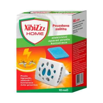 XIBIZ HOME APARAT ZA KOMARCE+10 TABLETA 