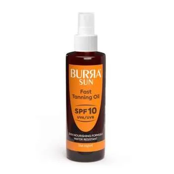 BURRA FAST TANNING OIL SPRAY SPF10 200ML 