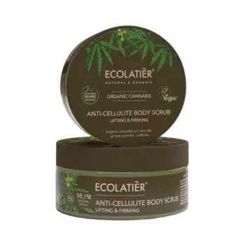 ECOLATIER ANTI-CELLULITE BODY SCRUB LIFTING & FIRMING ORGANIC CANNABIS 300G 