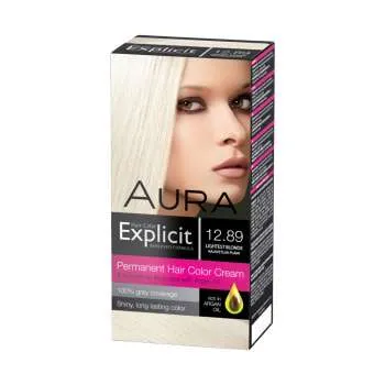 AURA EXPLICIT BOJA ZA KOSU 12.89 - NAJS PLAVA 