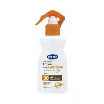 TOP TEN CAROTENE SUN LOTION SPF 30 SPRAY 