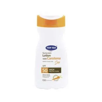 TOP TEN CAROTENE SUN LOTION SPF 50 