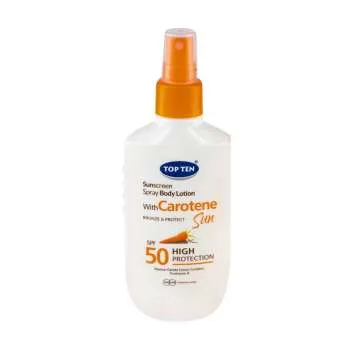 TOP TEN CAROTENE SUN LOTION  SPRAY SPF 50 