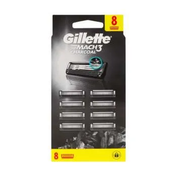 GILLETE MACH 3 CHARCOAL 8CTS 