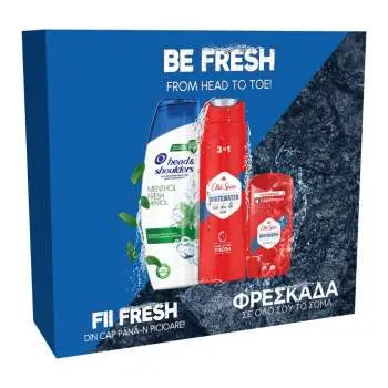 H&S SET 2023 MENTHOL 225ML + OS SG 250ML + OS STICK 50ML 