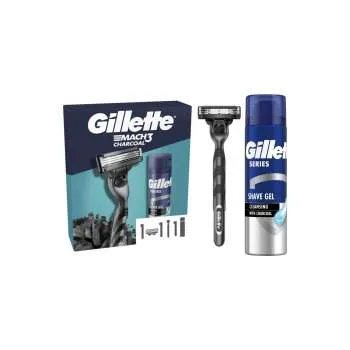 GILLETTE SET 24 M3 CHAR 1UP + 200 ML SERIES GEL 