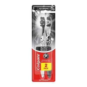 COLGATE CETKICA MAX WHITE CHARCOAL  1+1 GRATIS 