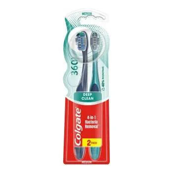 COLGATE CETKICA 360ŘCLEAN MEDIUM 1+1 GRATIS 
