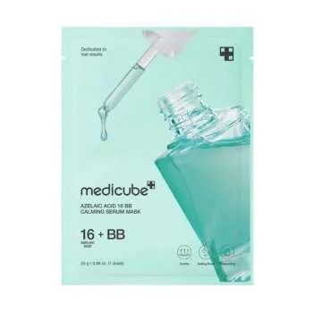 MEDICUBE AZELAIC ACID 16BB CALMING SERUM MASK 