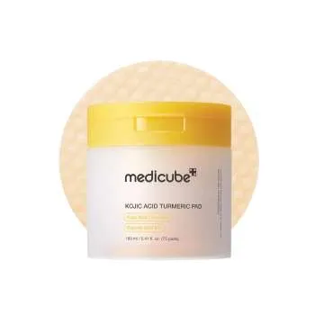 MEDICUBE KOJIC ACID TURMERIC CLARIFYING TONER PAD 70KOM 