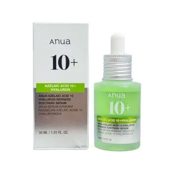 ANUA AZELAIC ACID 10 HYALURON REDNESS SOOTHING SERUM 30ML 