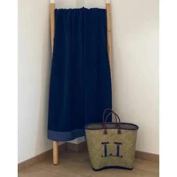 LA PLAGE PEŠKIR ZA PLAŽU SHADY NAVY 90X160 