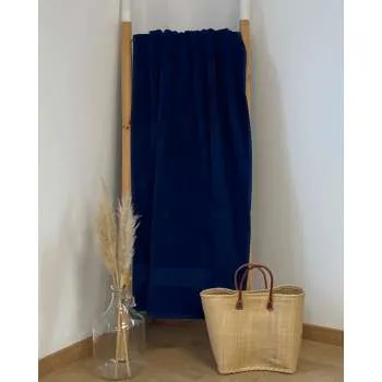 LA PLAGE PEŠKIR ZA PLAŽU CLASSY NAVY 90X180 