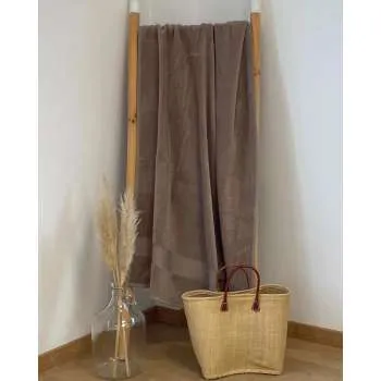 LA PLAGE PEŠKIR ZA PLAŽU CLASSY TAUPE 90X180 