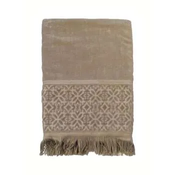 LA PLAGE PEŠKIR ZA PLAŽU ROMANCE TAUPE 90X170 