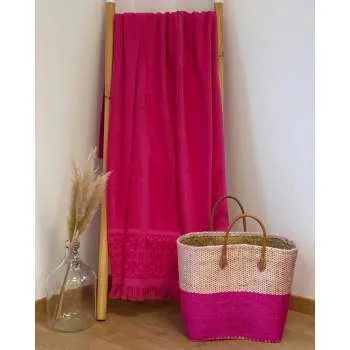 LA PLAGE PEŠKIR ZA PLAŽU ROMANCE FUCHSIA 90X170 