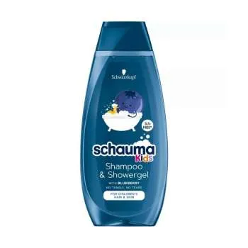 SCHAUMA KIDS SAM. I GEL ZA TUSIRANJE BLUBERRY ZA DJECAKE 400ML 