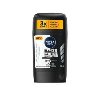 NIVEA DEO STIK BLACK & WHITE INVISIBLE 50 ML M 