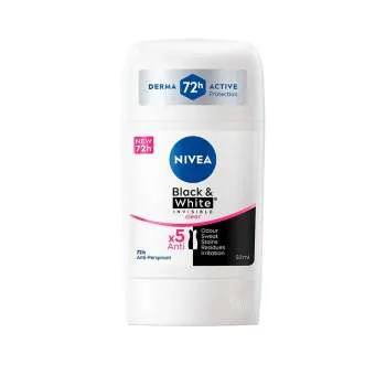 NIVEA DEO STIK BLACK & WHITE CLEAR  50 ML Z 