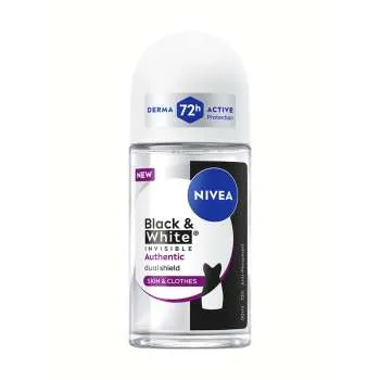 NIVEA BLACK&WHITE NEVIDLJIVI AUTENTIČNI ROLL-ON 
