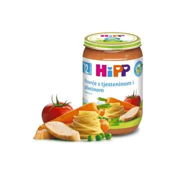HIPP MESNA - TJESTENINA U PARADAJZ SOSU SA TELETINOM - 12 MJ. 