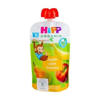 HIPP ORGANIC POUCH - JABUKA KRUŠKA BANANA 100G 