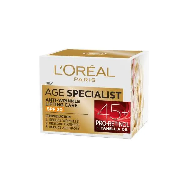 LOREAL KREMA AGE SPECIALIST 45+ ANTI-WRINKLE LIFTING SPF20 50ML 