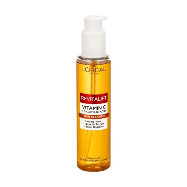 LOREAL REVITALIFT CLINICAL VITAMIN C FOAM CLEANSER FOR THE FACE C 150ML 