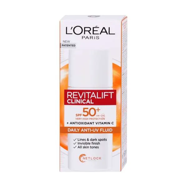 LOREAL FLUID REVITALIFT CLINICAL DAILY ANTI-UV 50 ML 