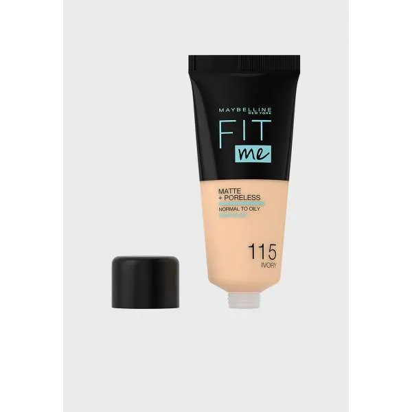 MAYBELLINE PUDER ZA LICE FIT ME MATTE + PORELESS FOUNDATION115 IVORY 