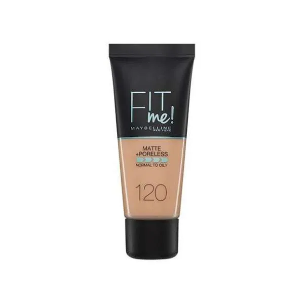 MAYBELLINE PUDER ZA LICE FIT ME MATTE + PORELESS FOUNDATION120 CLASSIC IVORY 