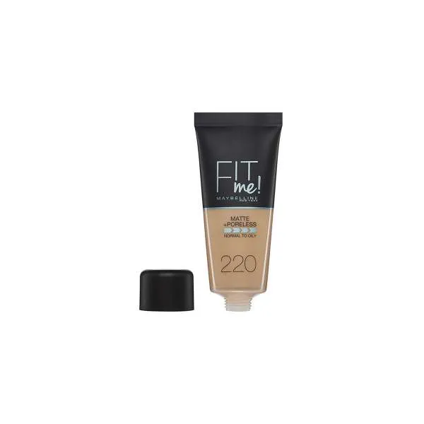 MAYBELLINE PUDER ZA LICE FIT ME MATTE + PORELESS FOUNDATION 220 NATURAL BEIGE 