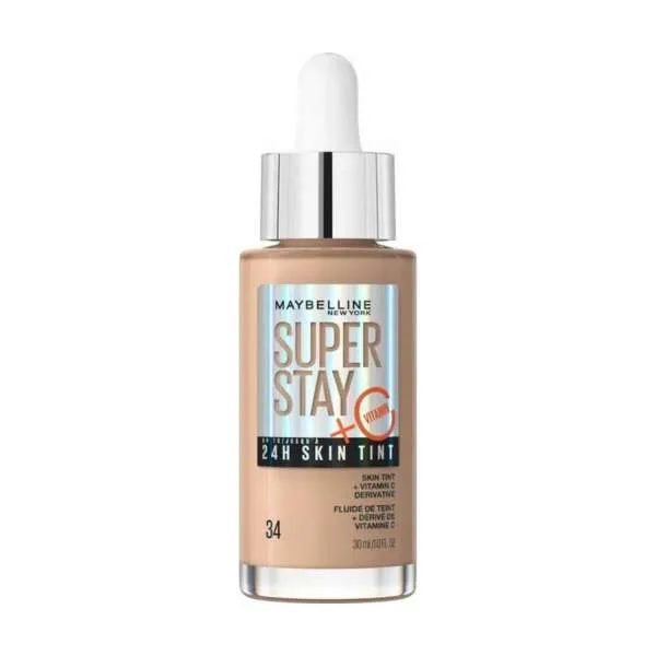 MAYBELLINE SERUM SUPER STAY SKIN TINT 24H TINTED 34 