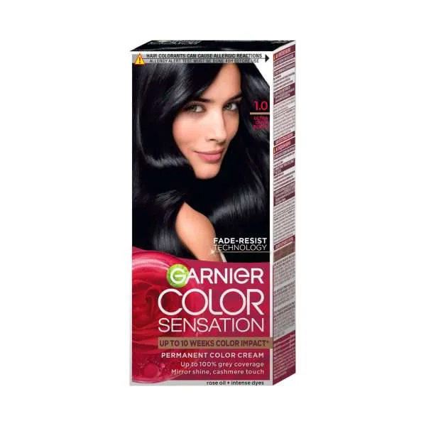 GARNIER COLOR SENSATION10 ULTRA ONYX BLACK 