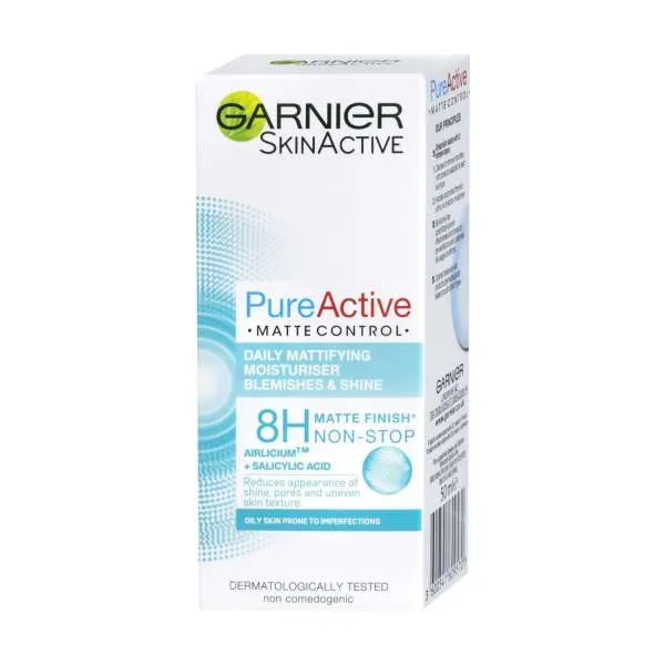 GARN. DNEVNA KREMA PURE ACT MATTE CONTROL ANTI BLEMISH FACE MOISTURISER 50ML 