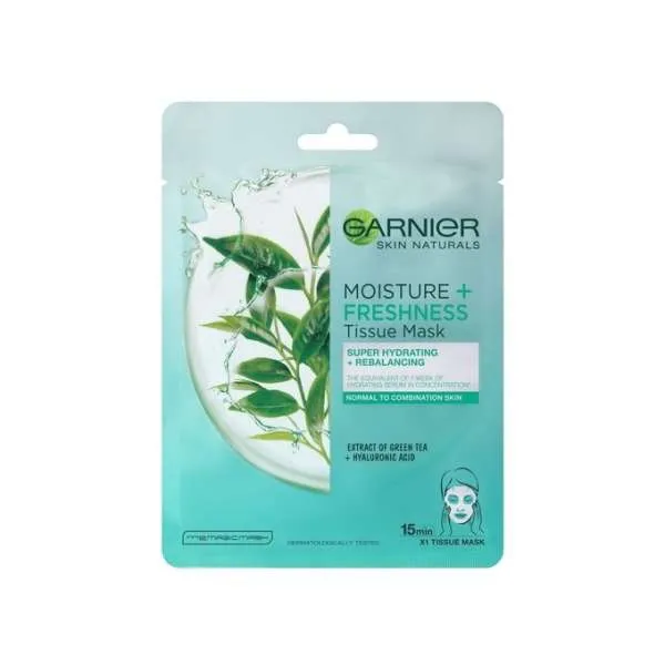 GARNIER MASKA ZA LICE SKIN NATURALS MOISTURE + FRESHNESS MASKA GREAN TEA 