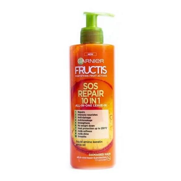 GARNIER MASKA ZA KOSU SOS REPAIR10 IN1 LEAVE IN 400ML 