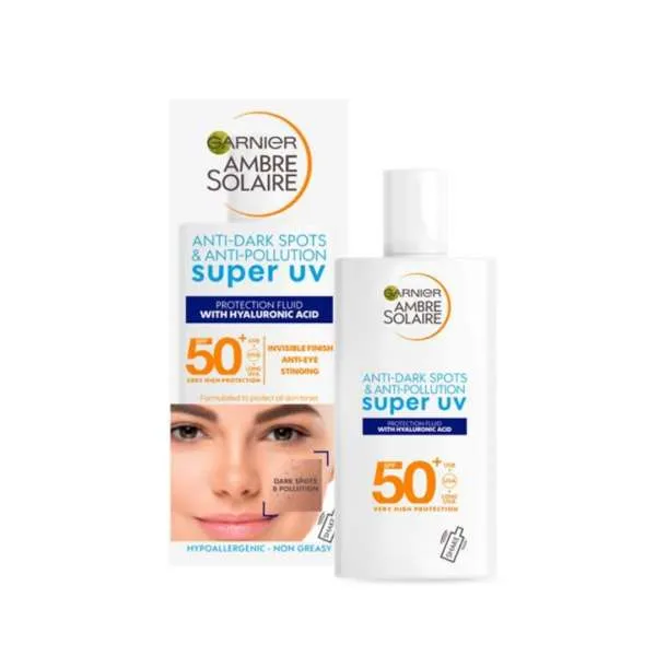 GARN.AMBRE SOLAIRE SENSITIVE ADVANCE FACE SUPER UV SHAKE SPF50 