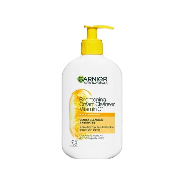 GARNIER VITAMIN C CLEANSING GEL WITH CREAM TEXTURE 250ML 