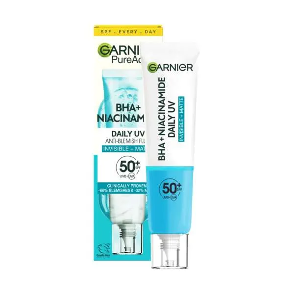 PURE ACTIVE MATTIFYING FLUID AGAINST IMPERFECTIONS SPF 50+ 40ML 