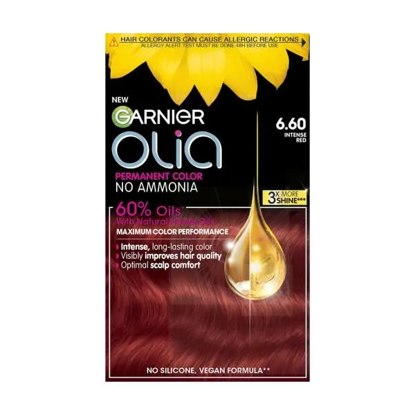 GARNIER OLIA FARBA ZA KOSU 6.60 INTENSE RED 