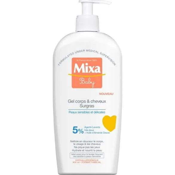 MIXA KUPKA BABY HAIR & BODY 400 ML 