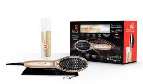 DEMELISS SILK EFFECT SET ELEKTRICNA CETKA + LOSION ZA ZASTITI KOSE 200ML