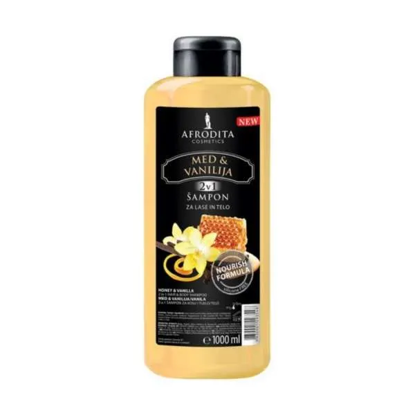 AFRODITA ŠAMPON MED/VANILA 1000ML 