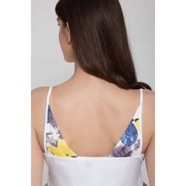 ALMA RAS PIDŽAMA MINI IRIS BIJELA-DEZEN FLORAL 40