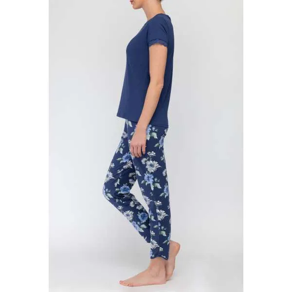 ALMA RAS PIDZAMA K-R HELENA TEGET-KRUPNI FLORAL