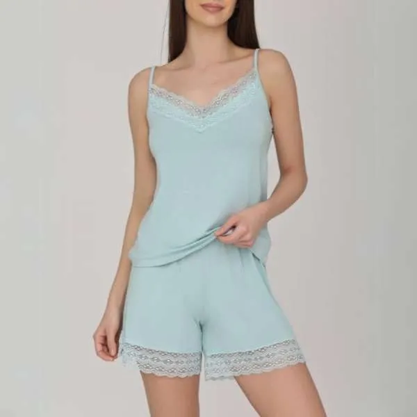 A.RAS Z.MINI PIDZAMA IRIS MENTOL ZELENA 46 2024