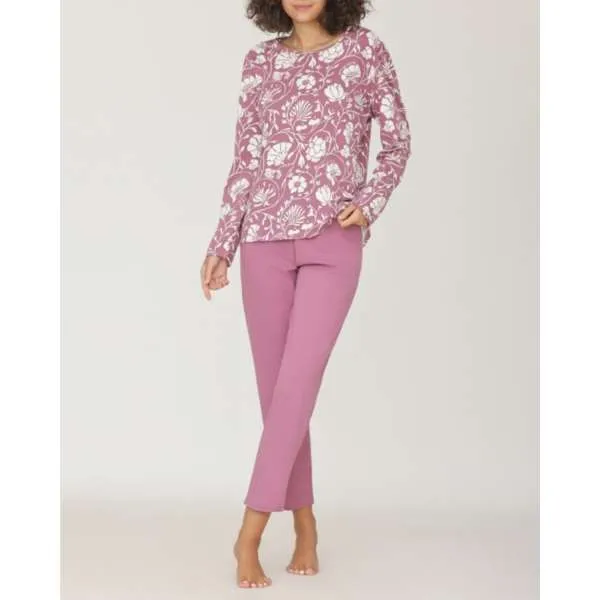 A.RAS Z.PIDZAMA D-R ESMA DEZEN CVIJECE-MAUVE 50 2024 
