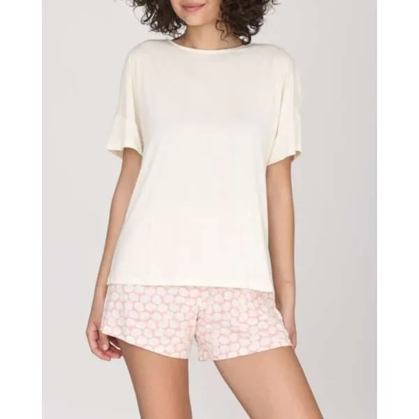 ALMA-RAS MINI PIDZAMA LINDA OFF WHITE-SLJOKICE 46 