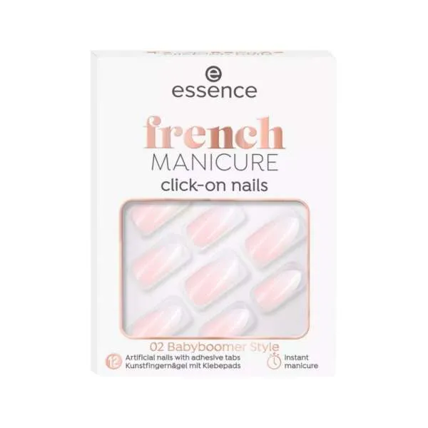 ESSENCE VJ. NOKTI FRENCH MANICURE CLICK-ON NAILS 02